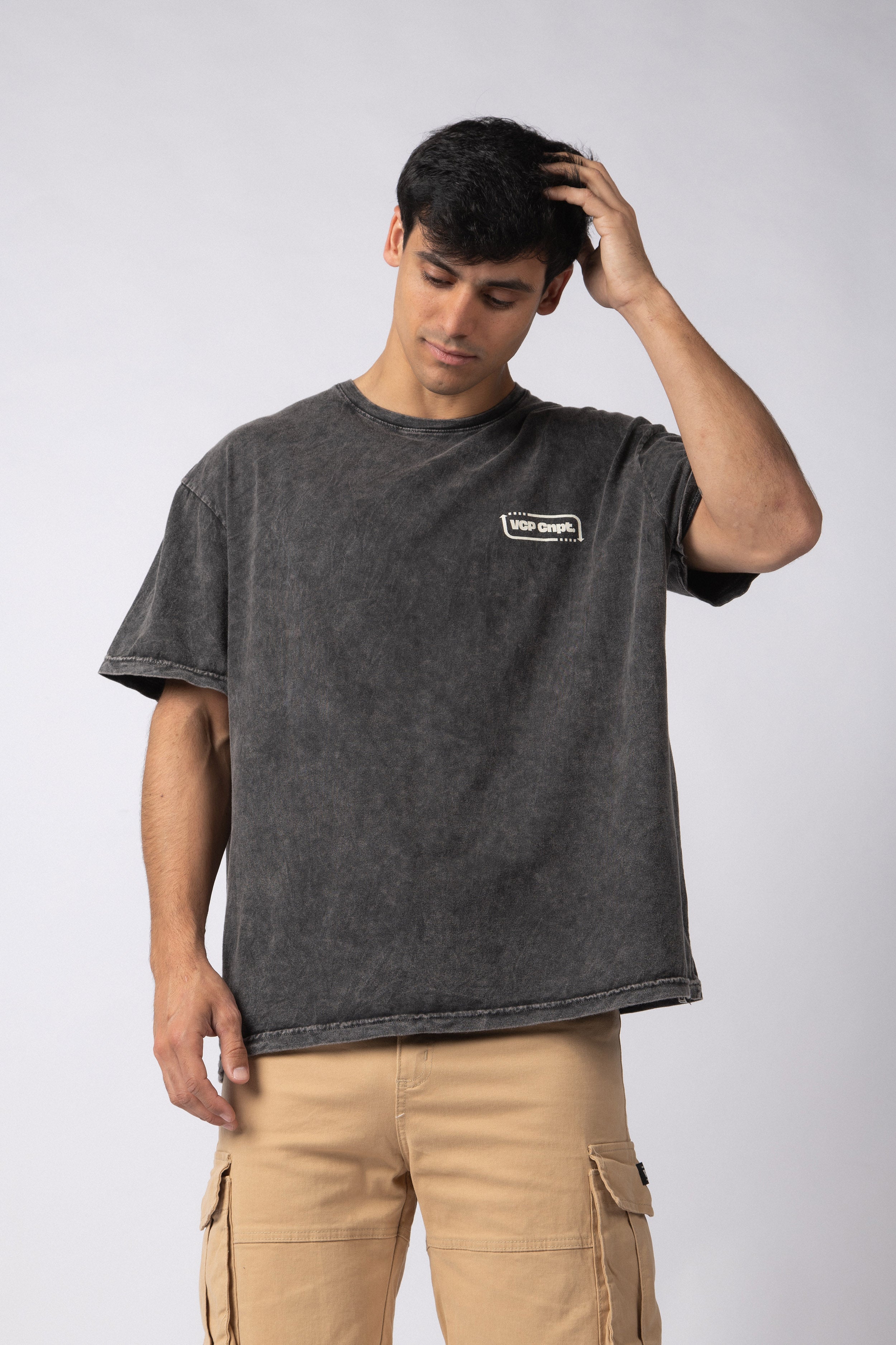 REMERA DB FRAME NEGRA