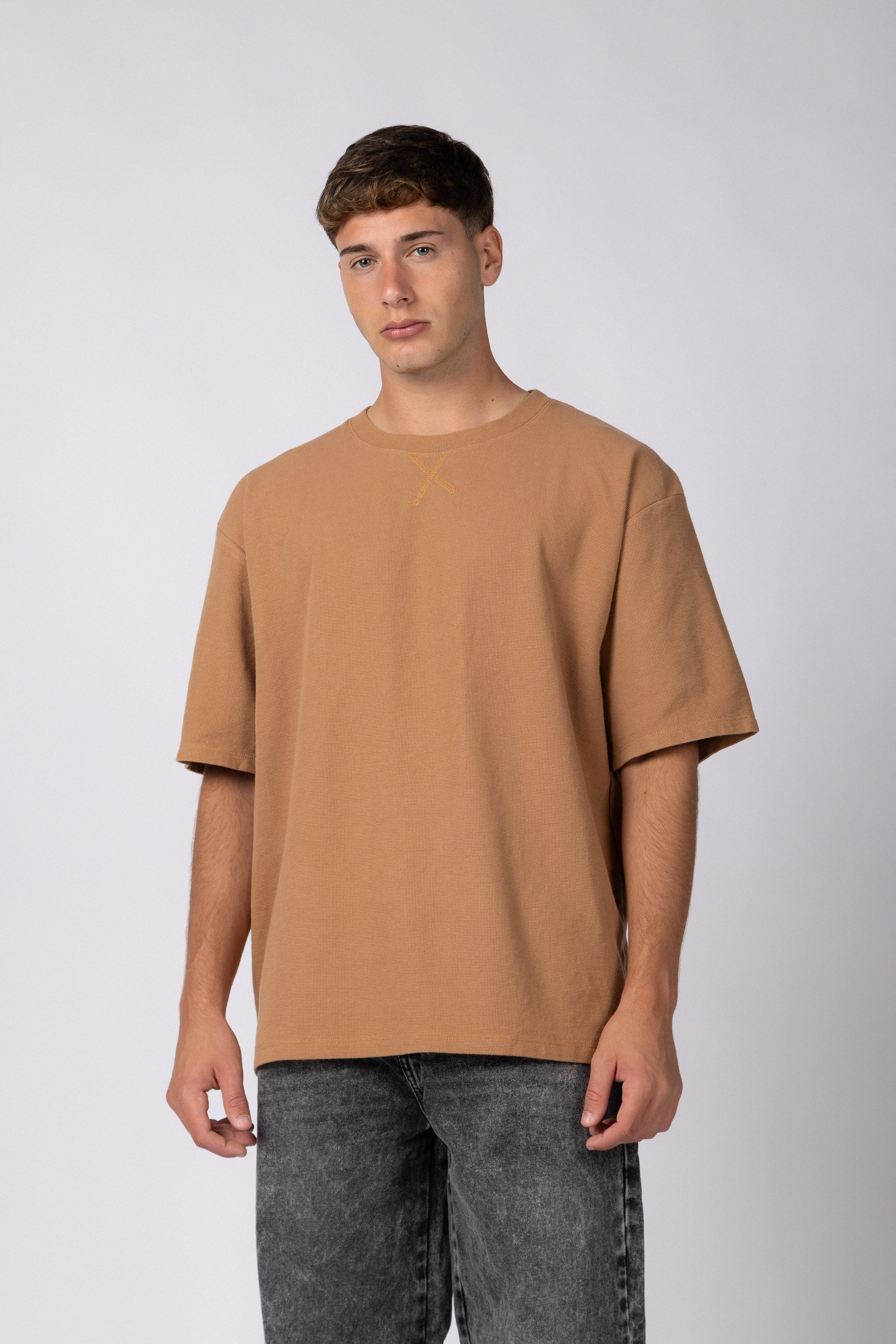 REMERA OVER FYLO KHAKI