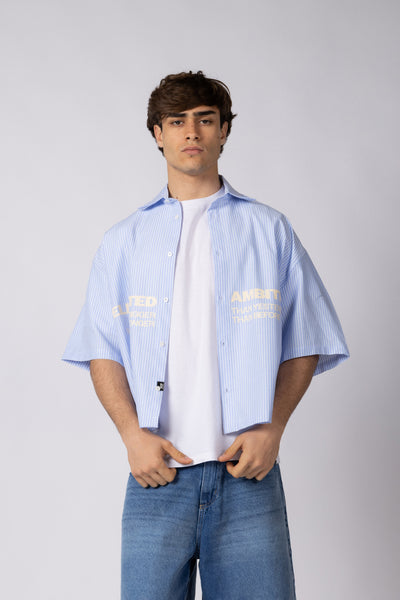 CAMISA MANGA CORTA JYX AMBITION CELESTE
