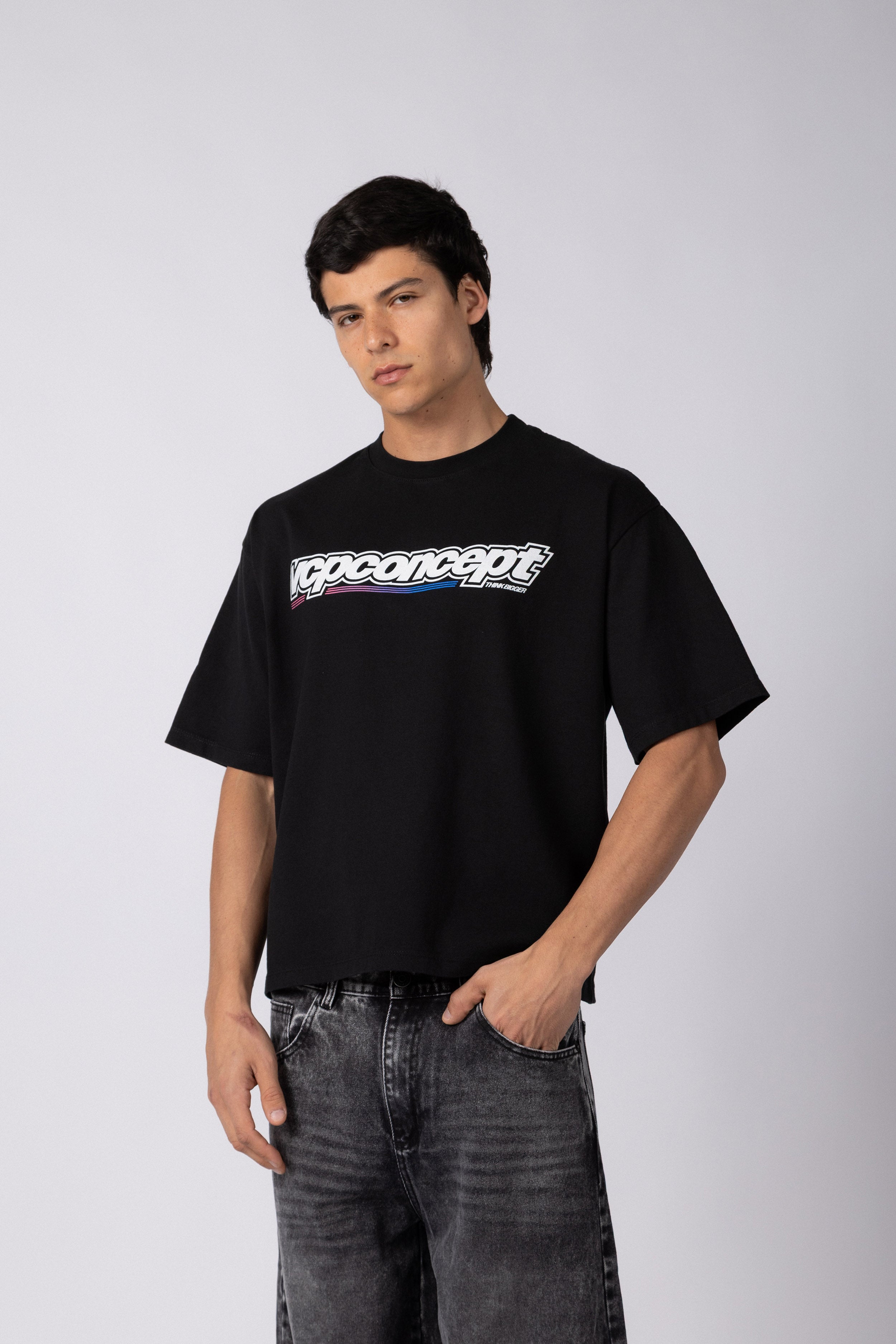 REMERA BOXY XN REVUP NEGRA