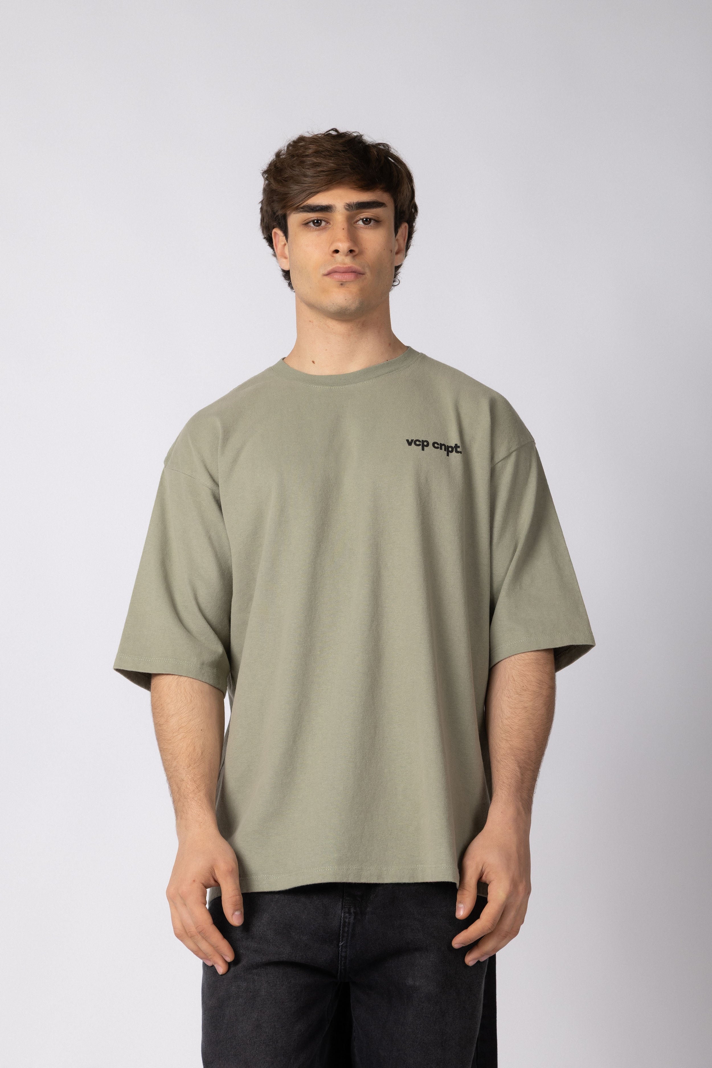 REMERA OVER RHY WHERE OLIVA